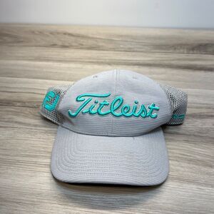 TITLEIST~ Embroidered Mesh Back One Size Fits Most Foot Joy Pro V1 Golf Hat Gray